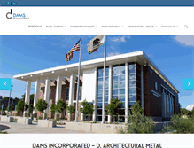 Tablet Screenshot of damsinc.com